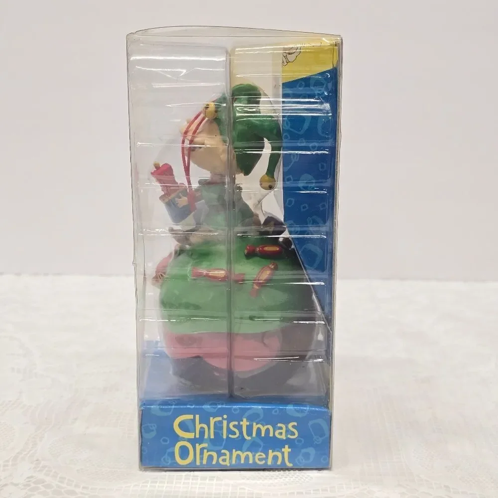 1998 Rauch Rugrats Christmas Tommy Elf Ornament Viacom Nickelodeon NEW VINTAGE